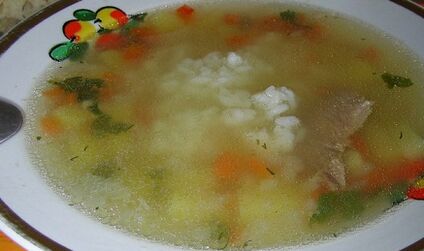 Sopa de arroz