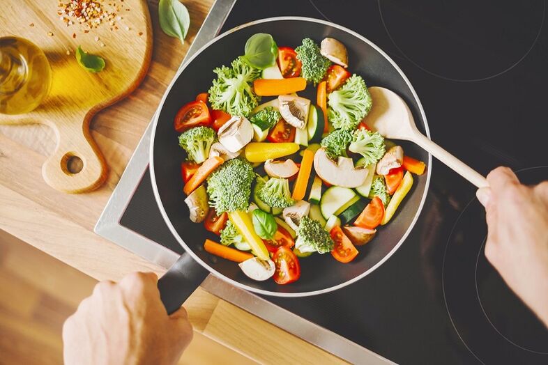 preparar comida dietética