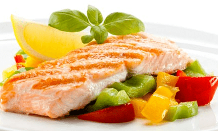 Rodajas de salmón